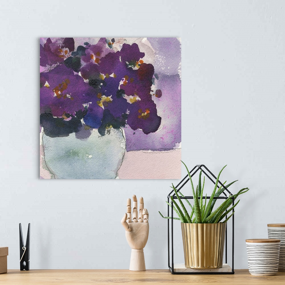 A bohemian room featuring African Violet II