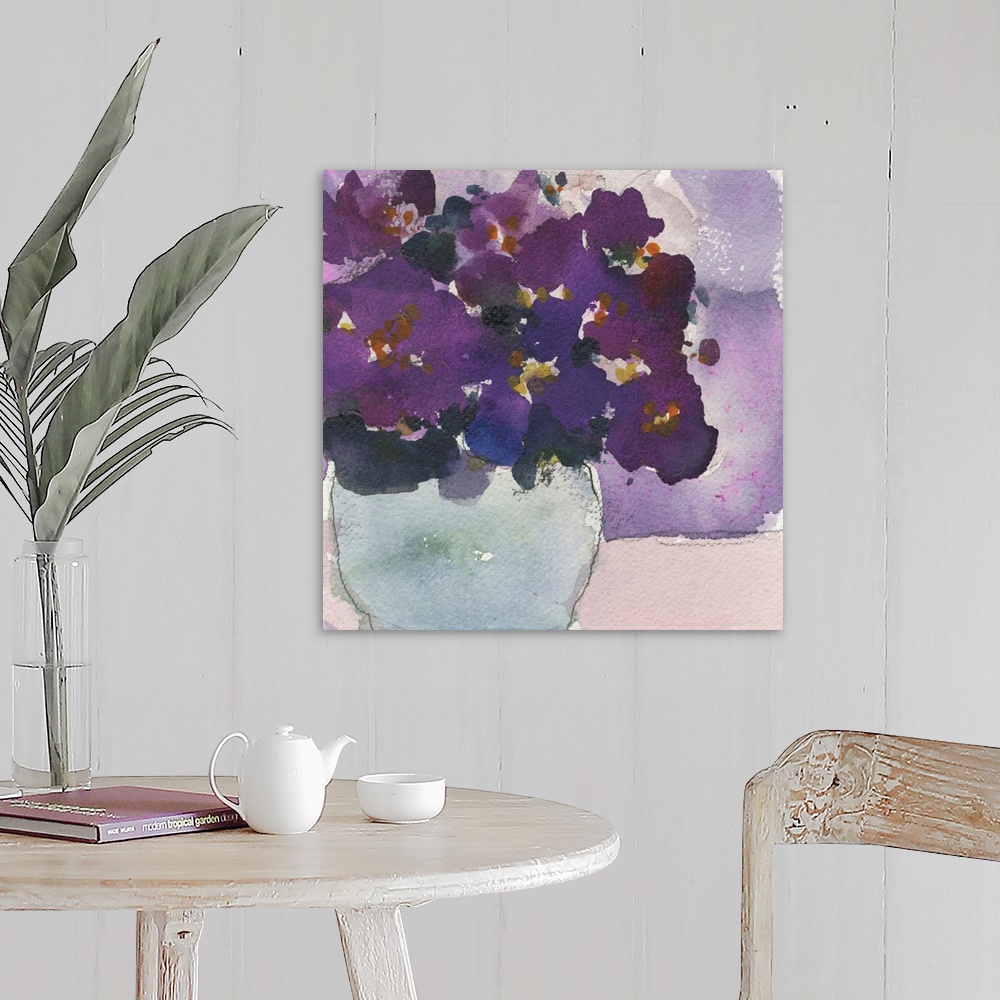 A farmhouse room featuring African Violet II