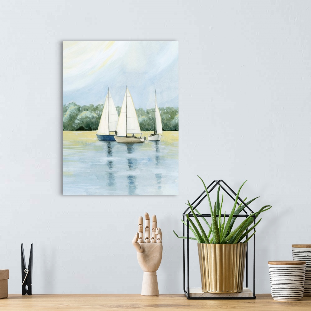 A bohemian room featuring Afternoon Sail I