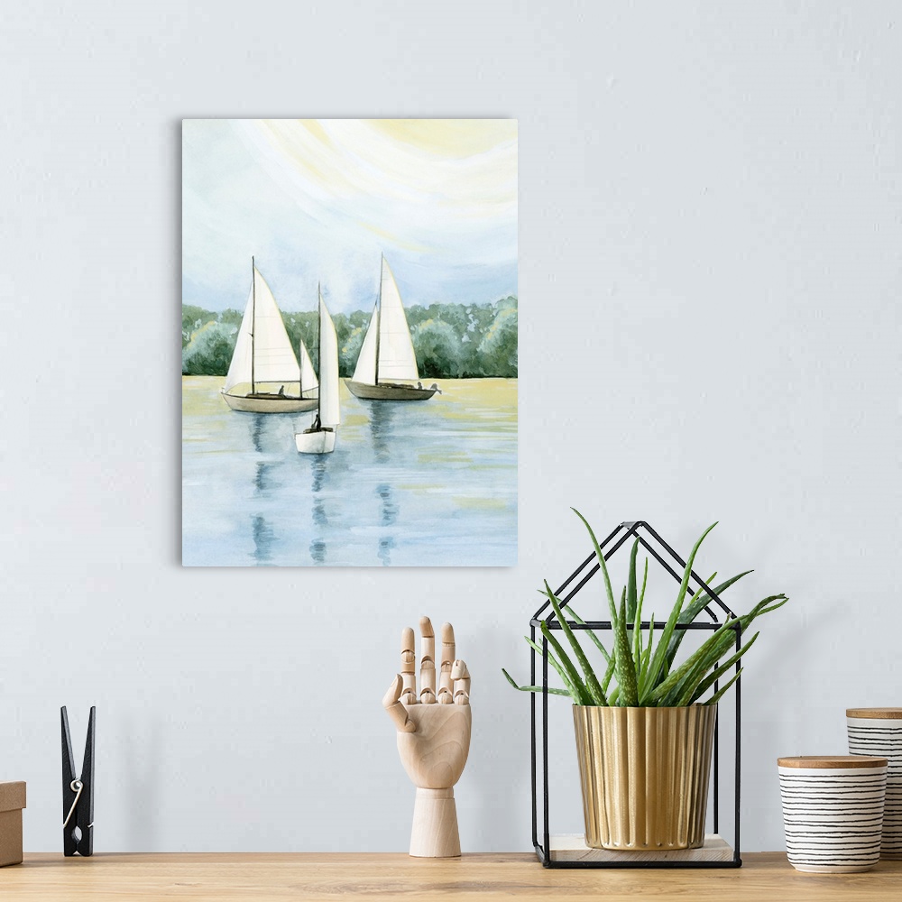 A bohemian room featuring Afternoon Sail II