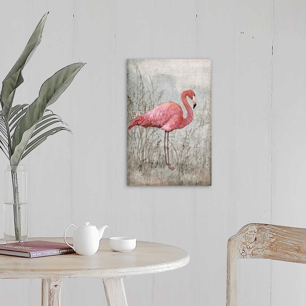 A farmhouse room featuring American Flamingo I