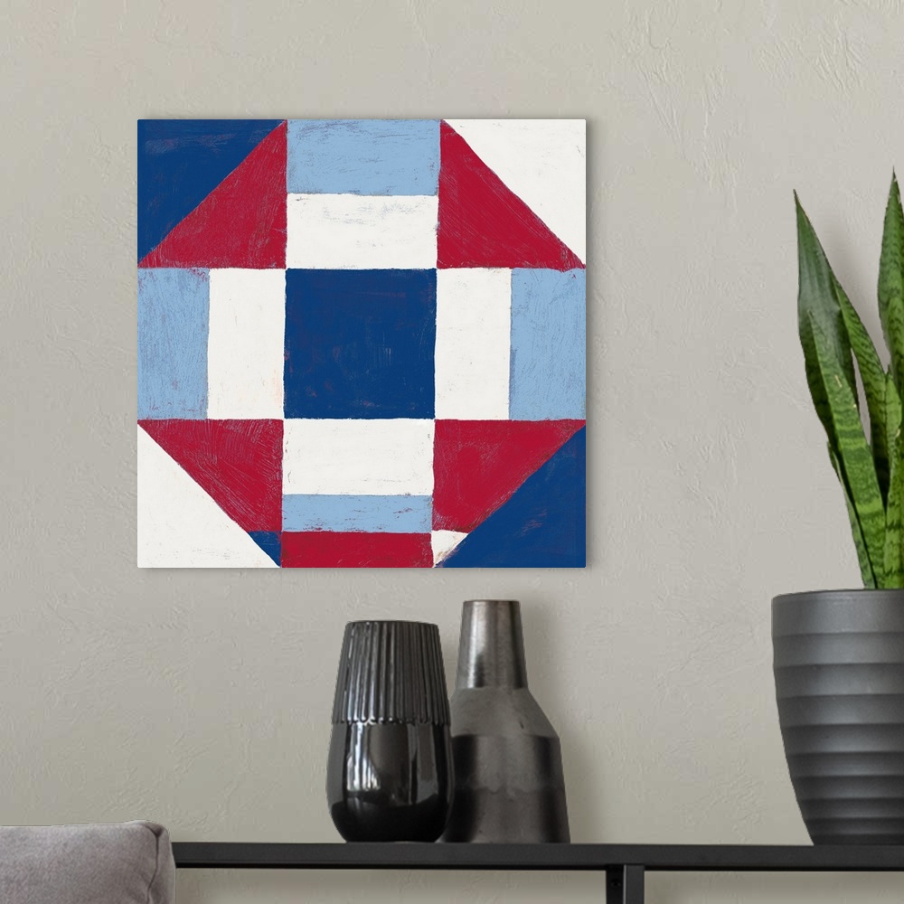 A modern room featuring Americana Patchwork Tile II