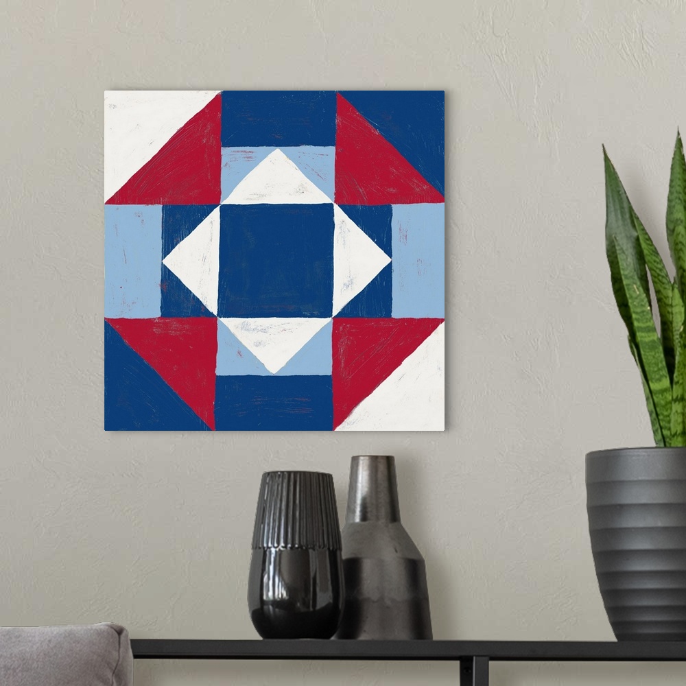 A modern room featuring Americana Patchwork Tile III