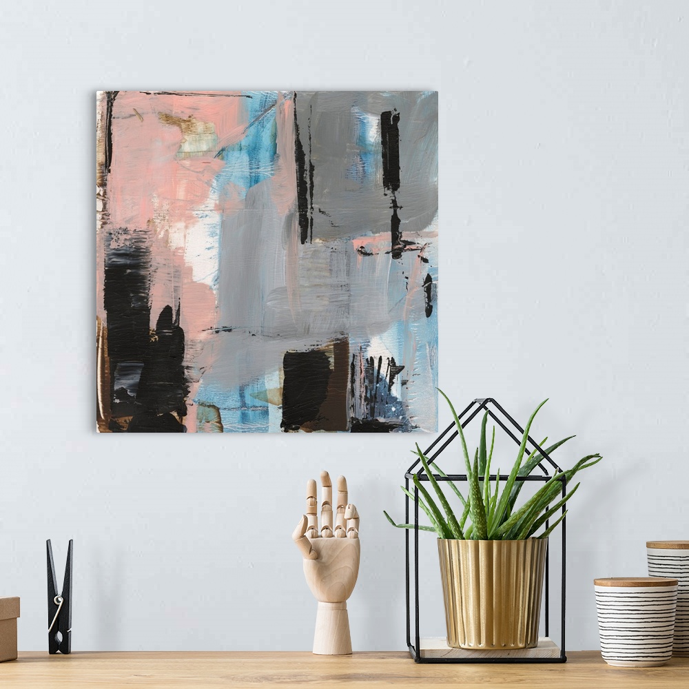 A bohemian room featuring Angela's Abstract II