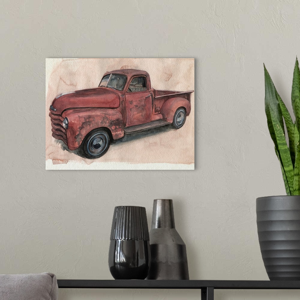 A modern room featuring Antique Pickup I