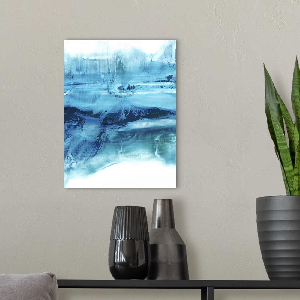 A modern room featuring Aqua Mist I