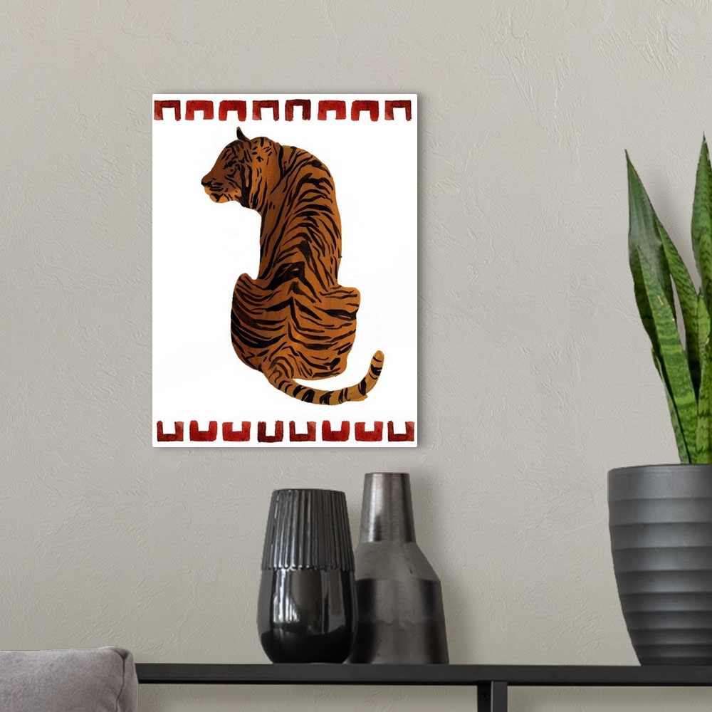 A modern room featuring Asian Tiger I