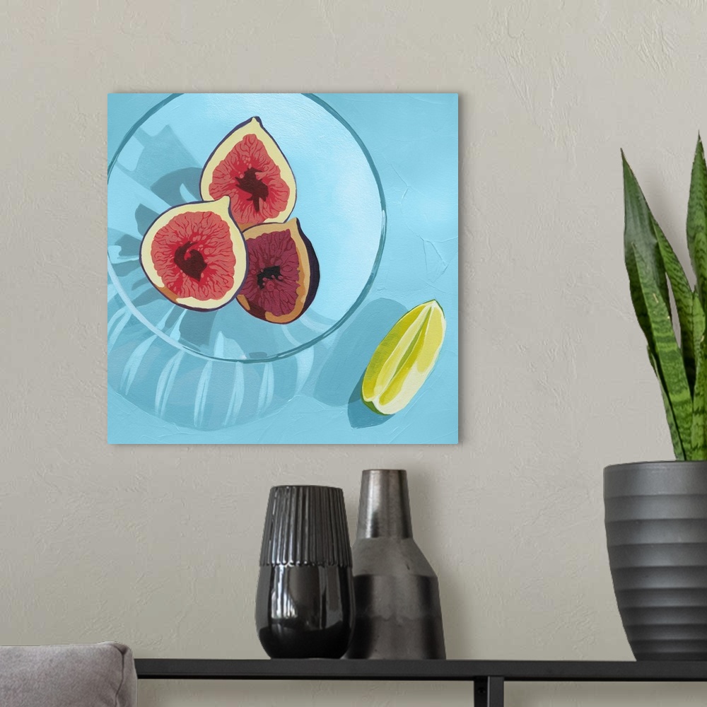 A modern room featuring August Fruit I