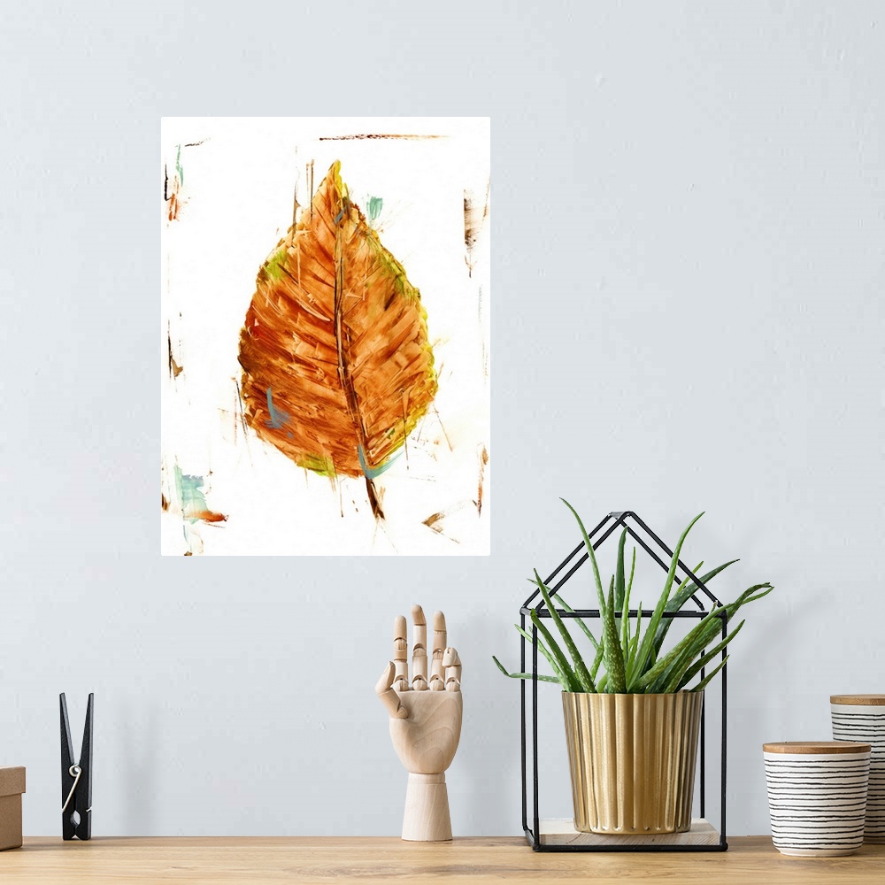 A bohemian room featuring Autumn Leaf Study III