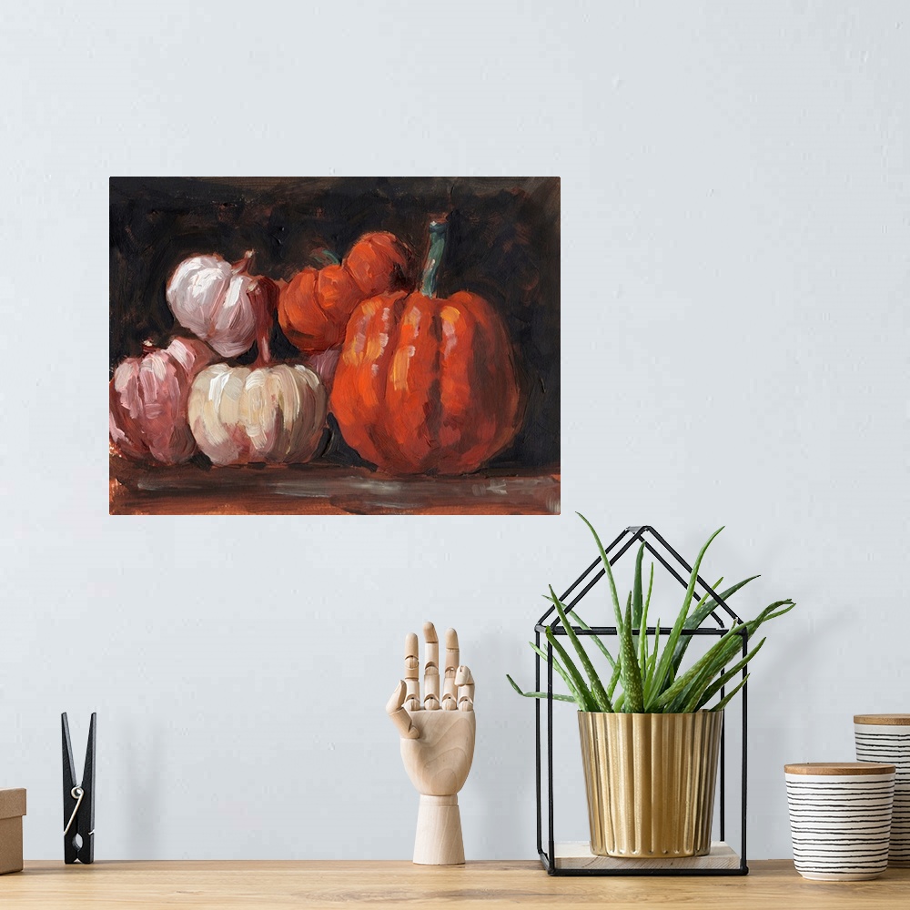 A bohemian room featuring Autumn Still Life II
