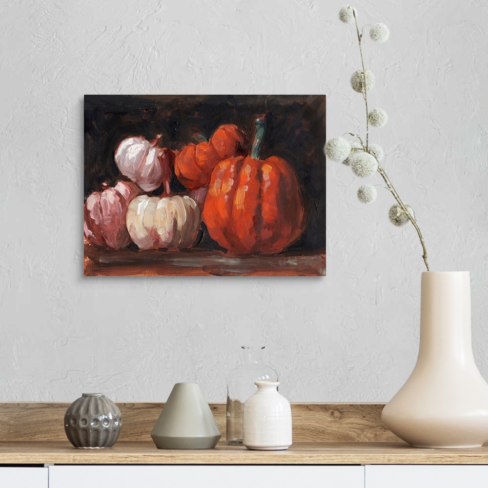 A farmhouse room featuring Autumn Still Life II
