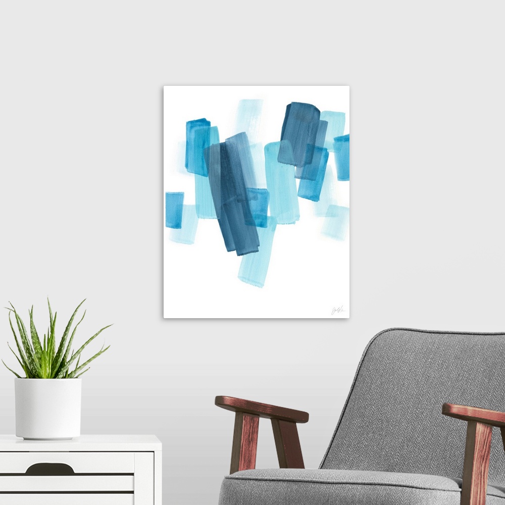 A modern room featuring Azure Fragment I
