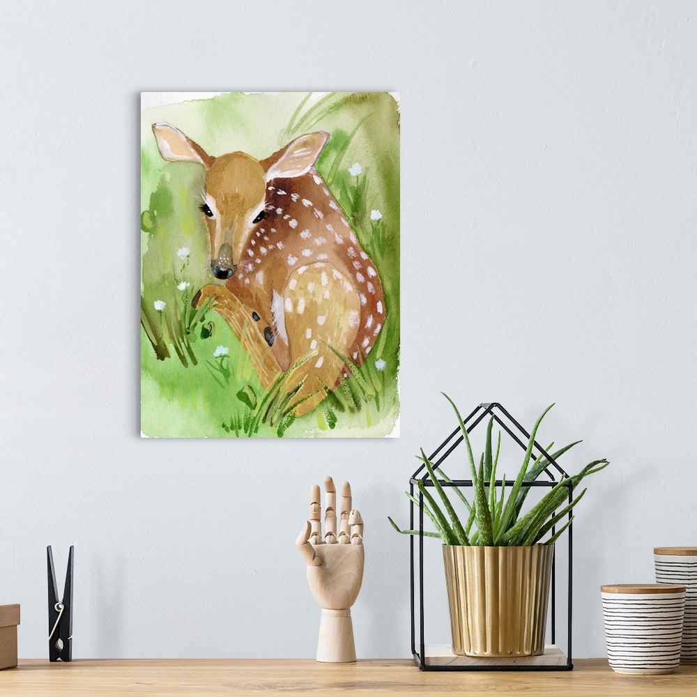 A bohemian room featuring Baby Spring Animals I