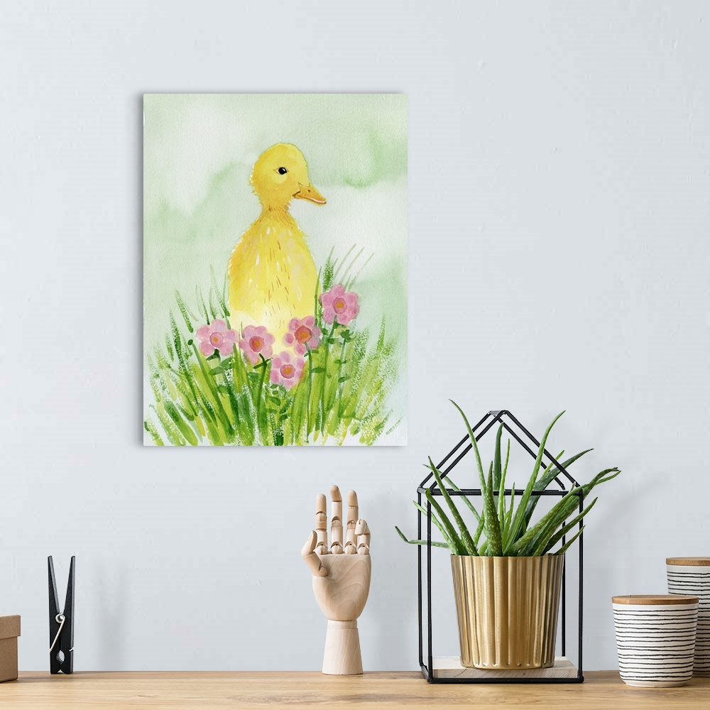 A bohemian room featuring Baby Spring Animals III