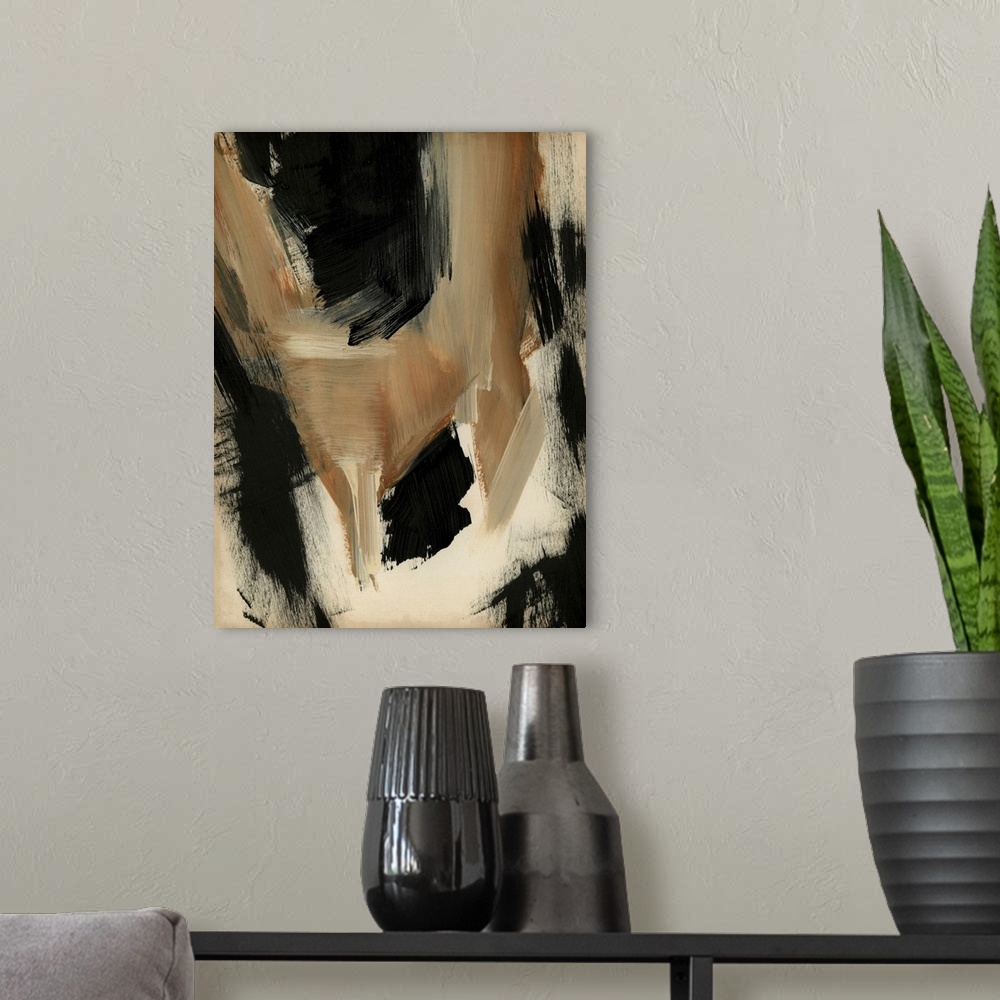 A modern room featuring Baked Paintstrokes II