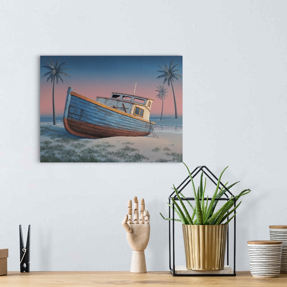 A bohemian room featuring Barbados Sunset  I