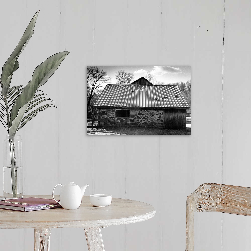 A farmhouse room featuring Barn Windows III