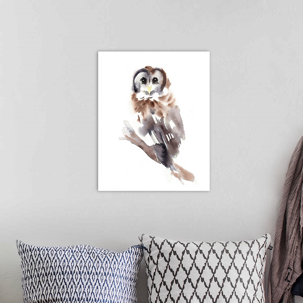 A bohemian room featuring Barred Owl Impressions II