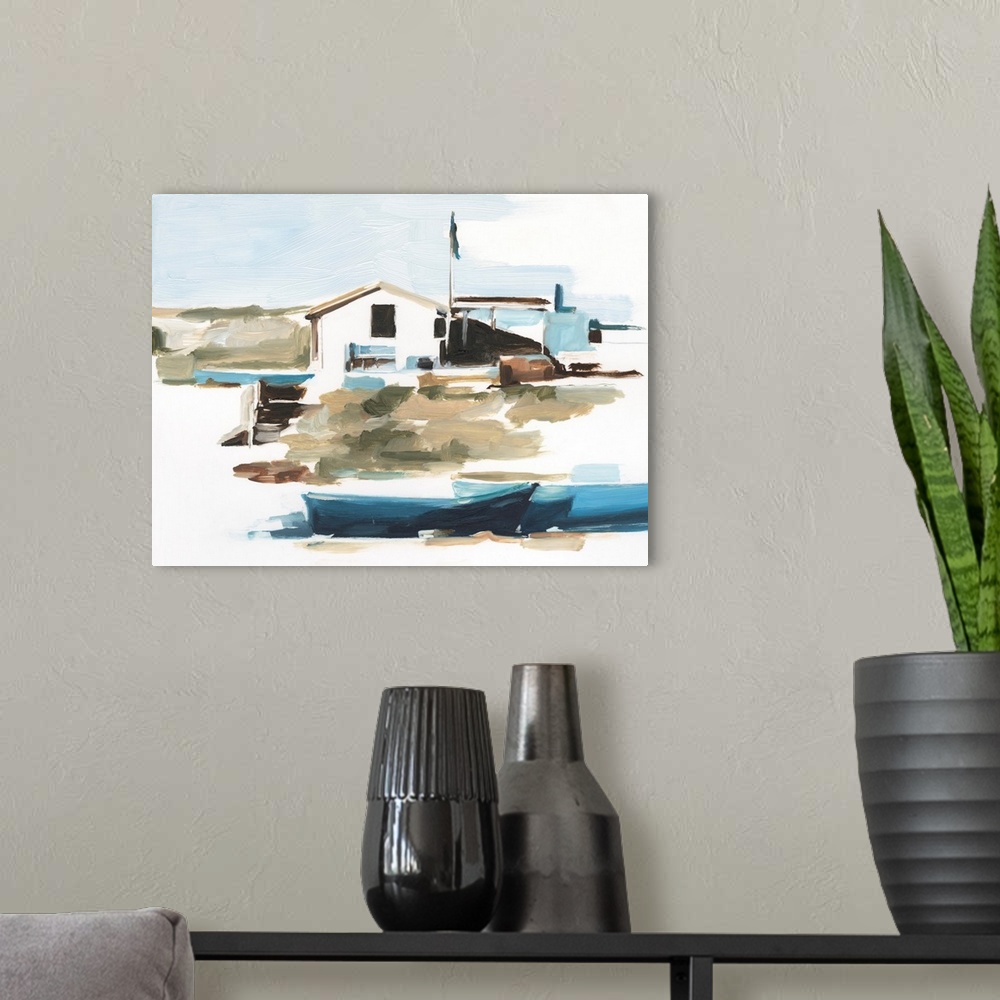 A modern room featuring Beach Outpost I