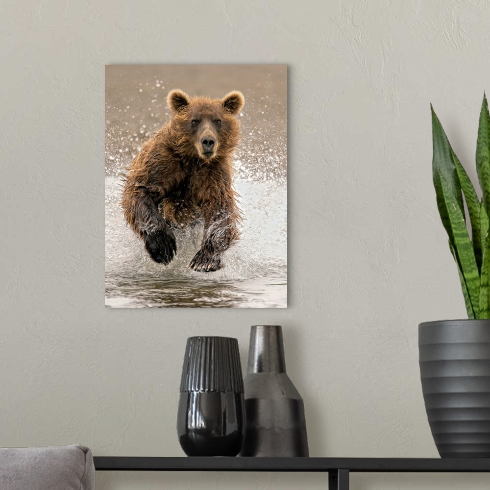 A modern room featuring Bears at Play II