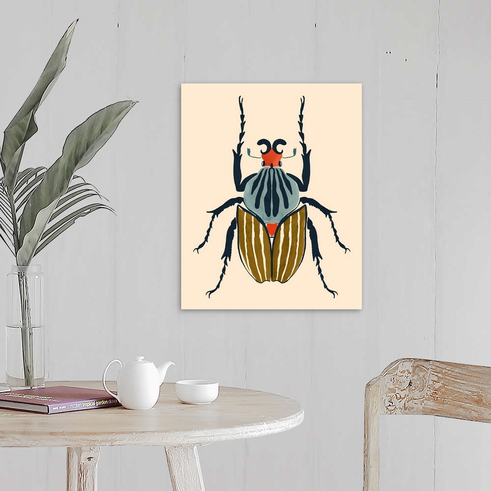 A farmhouse room featuring Beetle Bug I