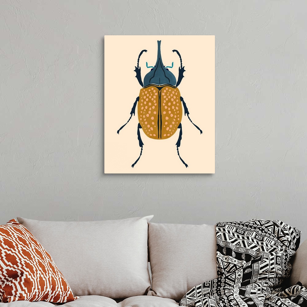 A bohemian room featuring Beetle Bug II