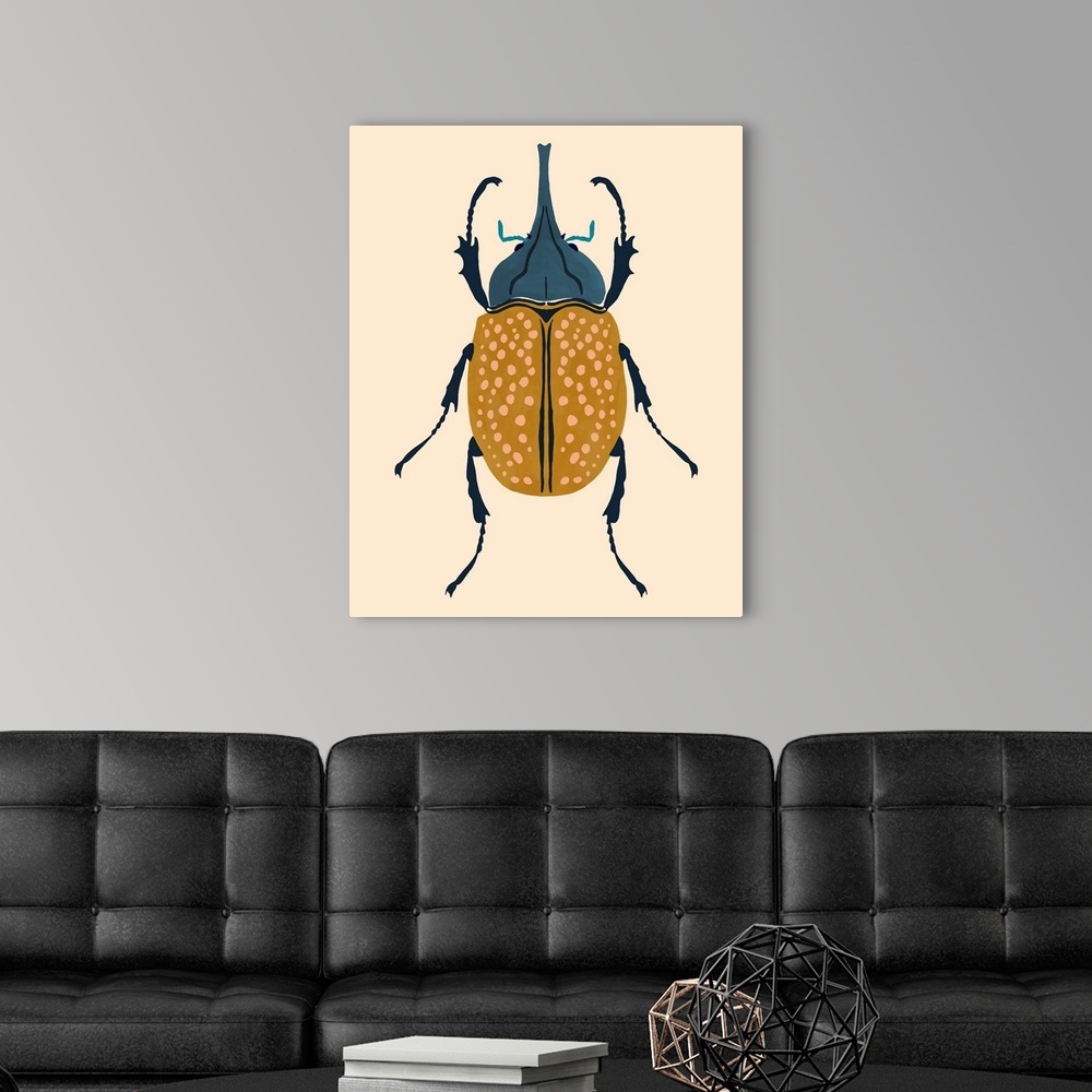 A modern room featuring Beetle Bug II