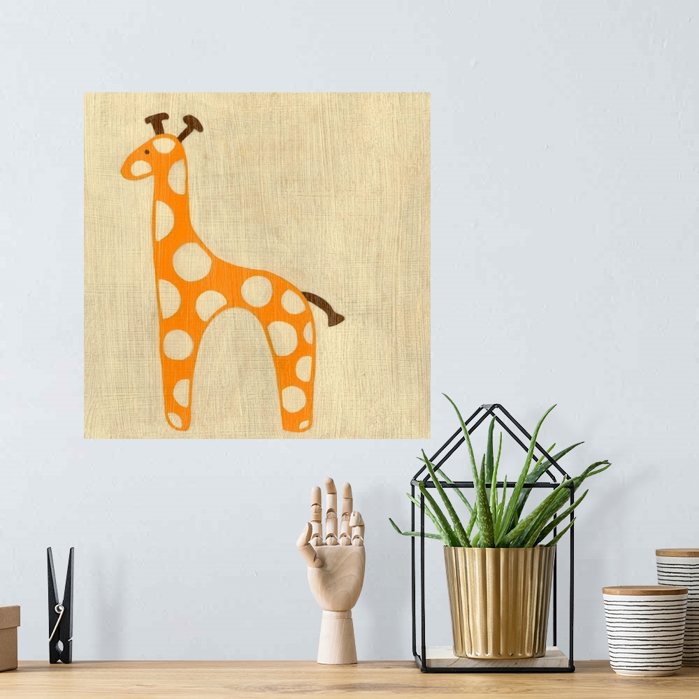 A bohemian room featuring Best Friends - Giraffe