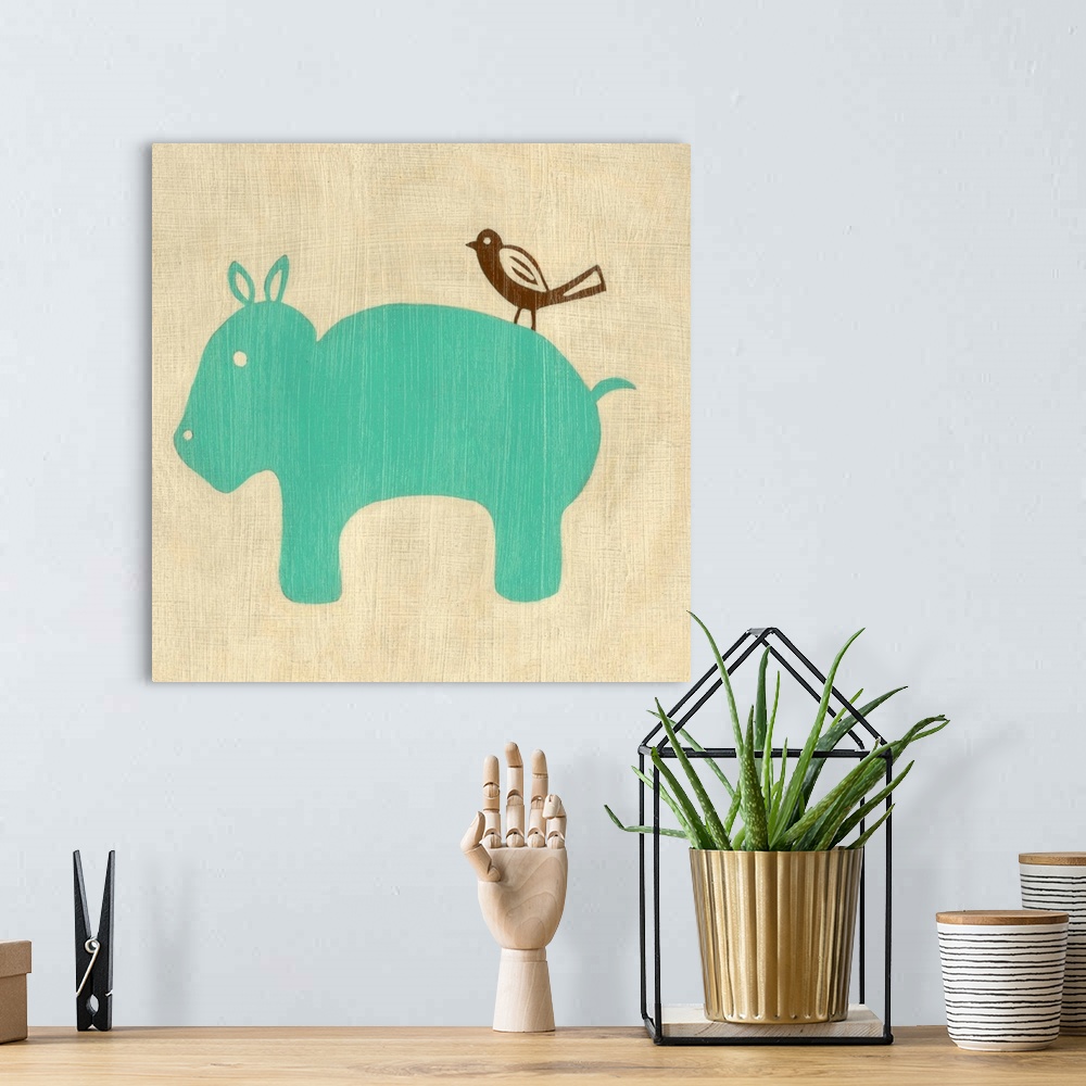 A bohemian room featuring Best Friends - Hippo