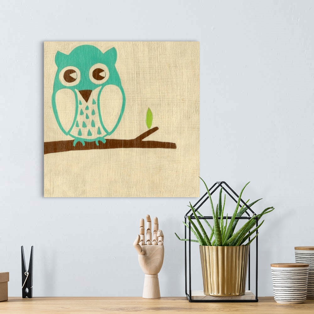 A bohemian room featuring Best Friends - Owl