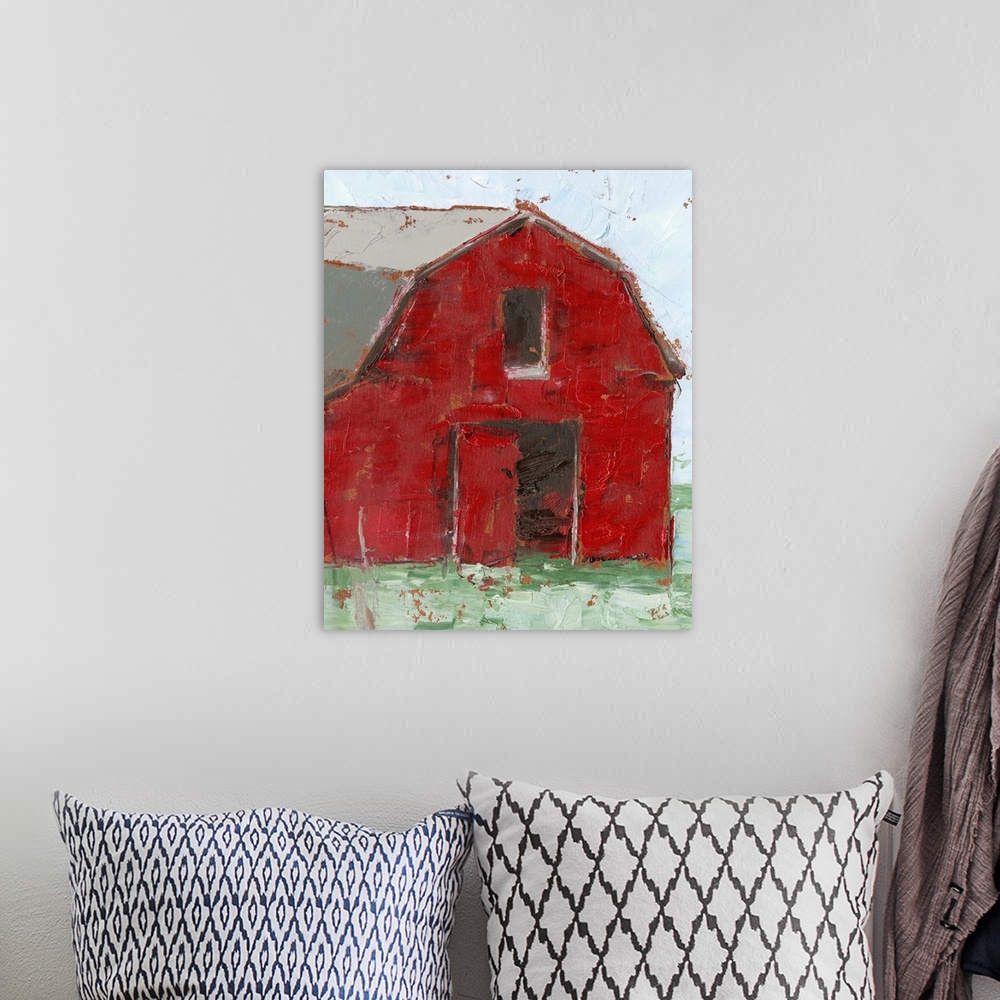 A bohemian room featuring Big Red Barn I