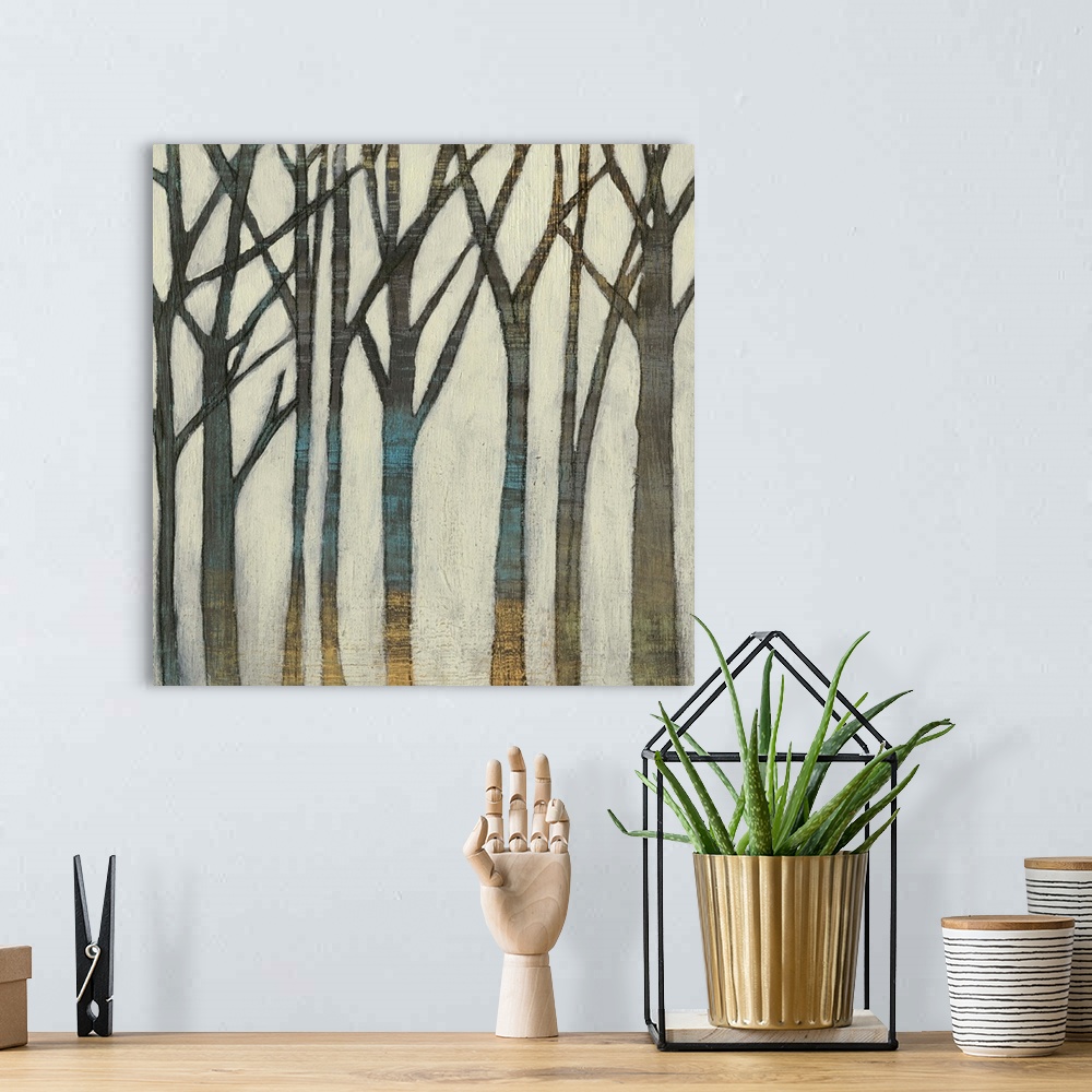 A bohemian room featuring Birch Line I