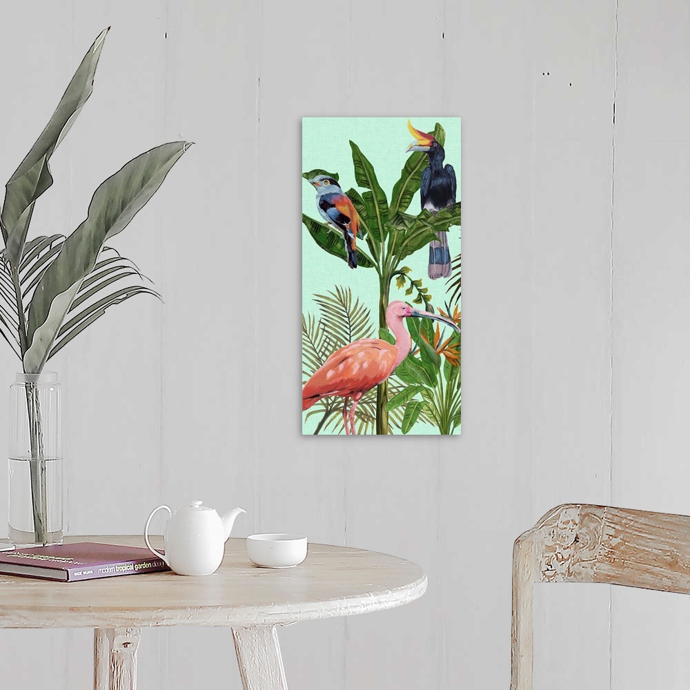 A farmhouse room featuring Birds Paradise I