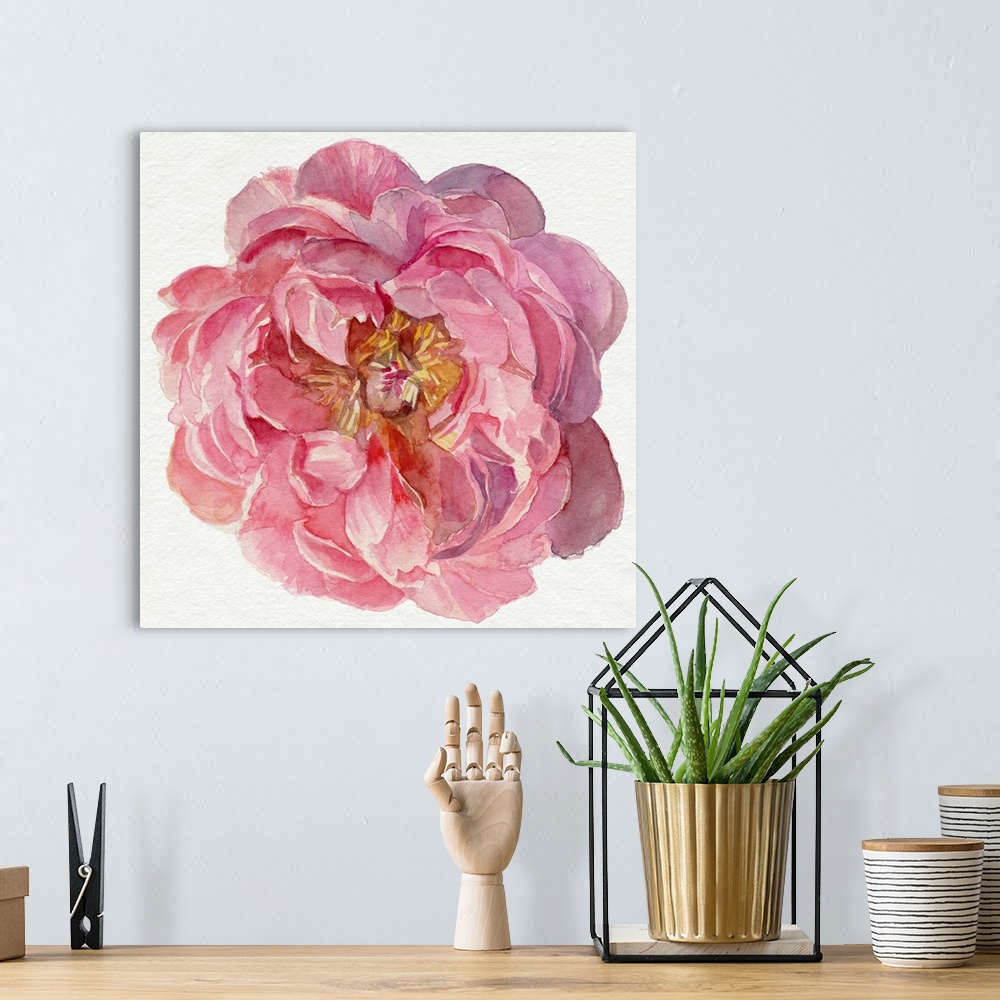 A bohemian room featuring Blossomed Peony II