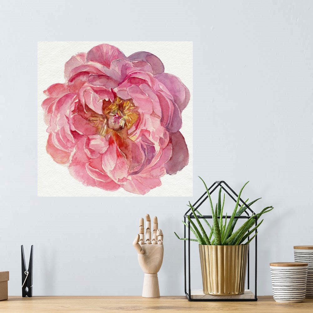 A bohemian room featuring Blossomed Peony II