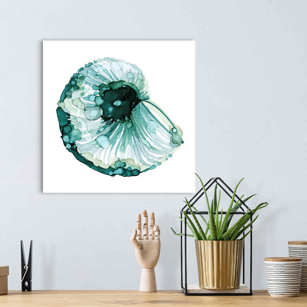A bohemian room featuring Blue Barnacle I
