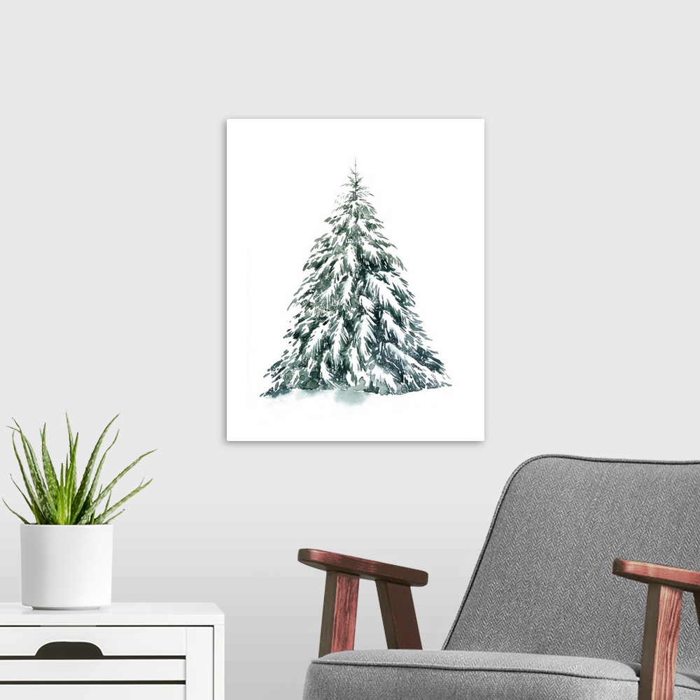 A modern room featuring Blue Spruce I