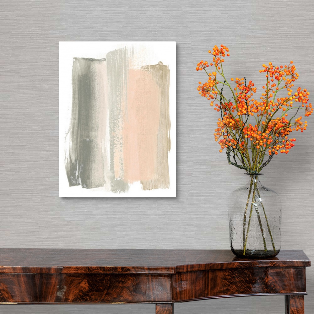 A traditional room featuring Blush Abstract VIII