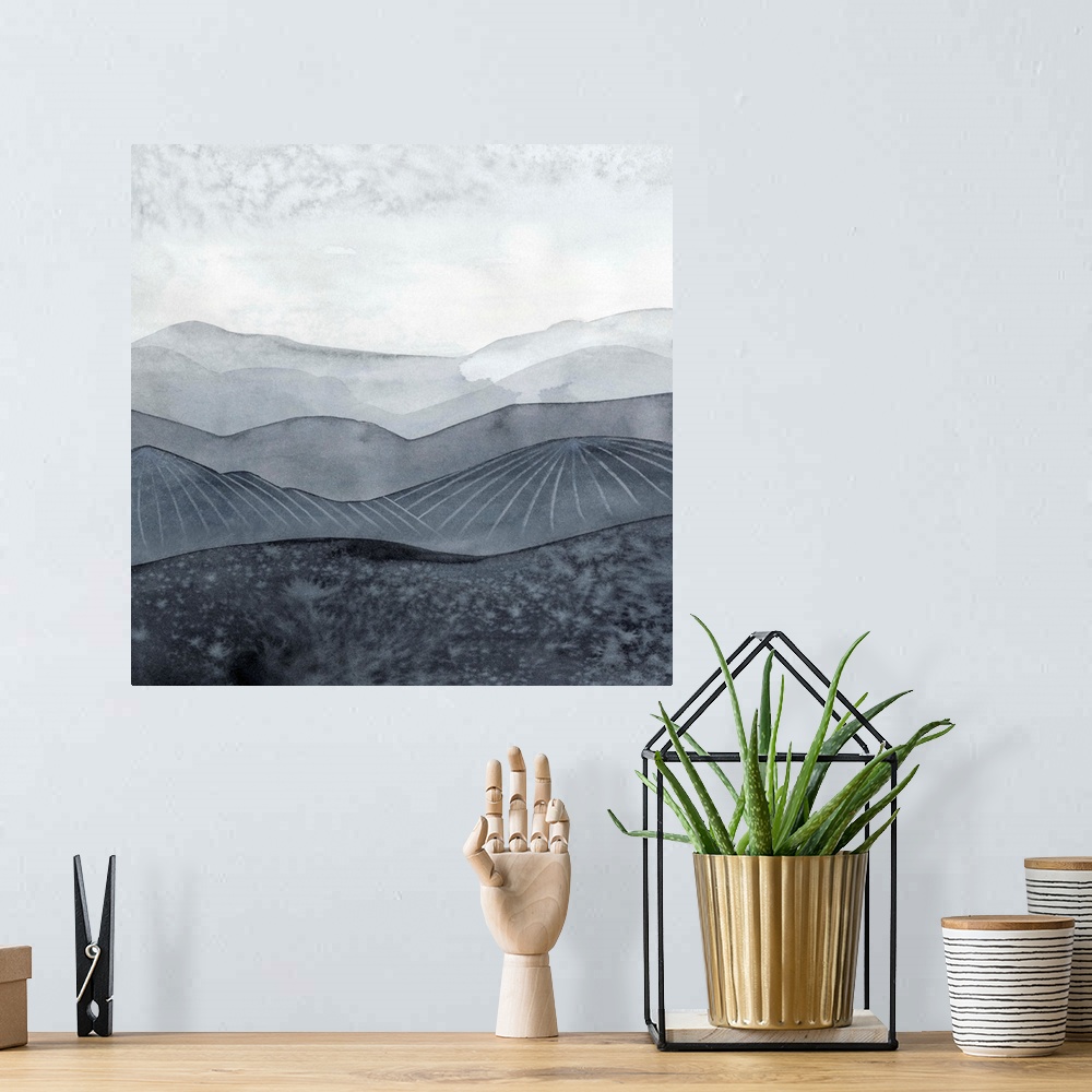 A bohemian room featuring Blustering Valley I