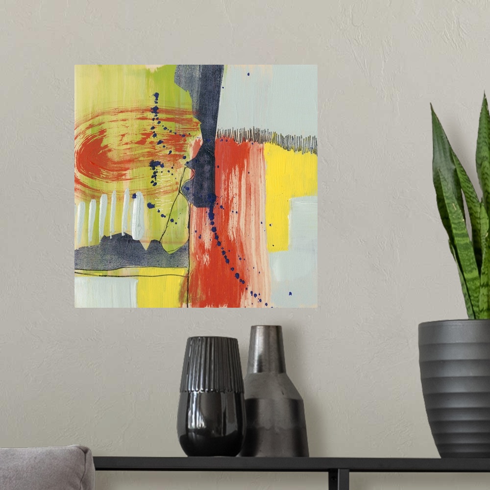 A modern room featuring Bold Strokes II