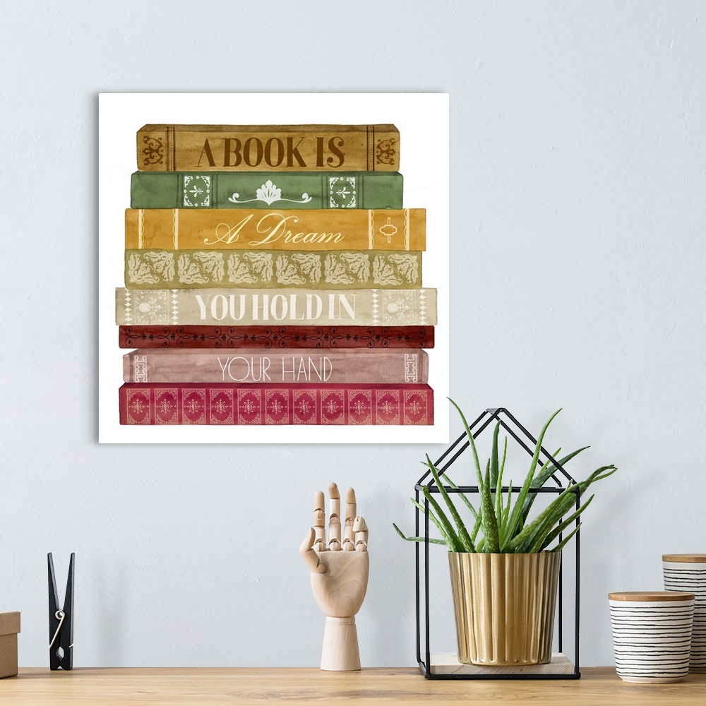 A bohemian room featuring Book Lover I