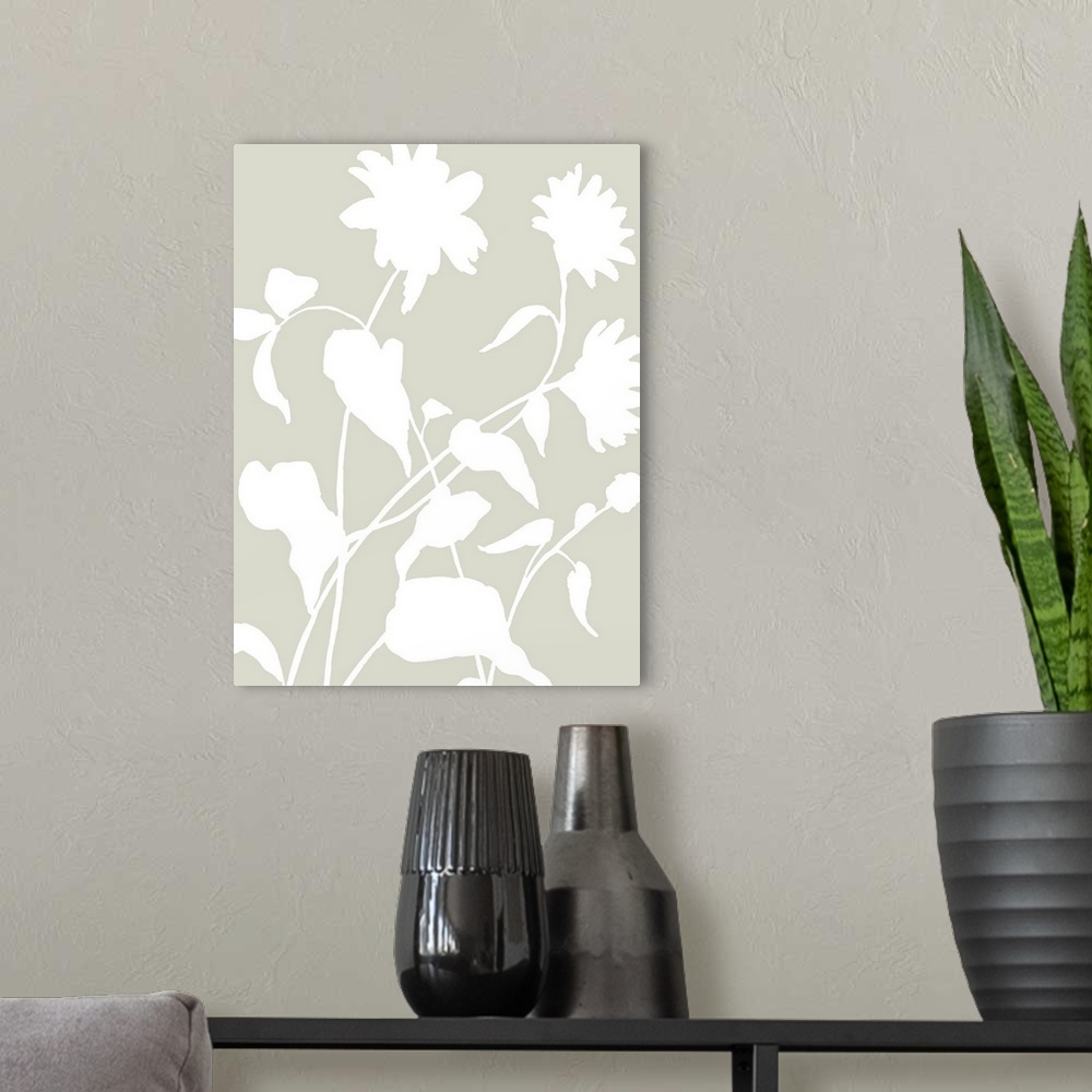 A modern room featuring Botanical Silhouette II