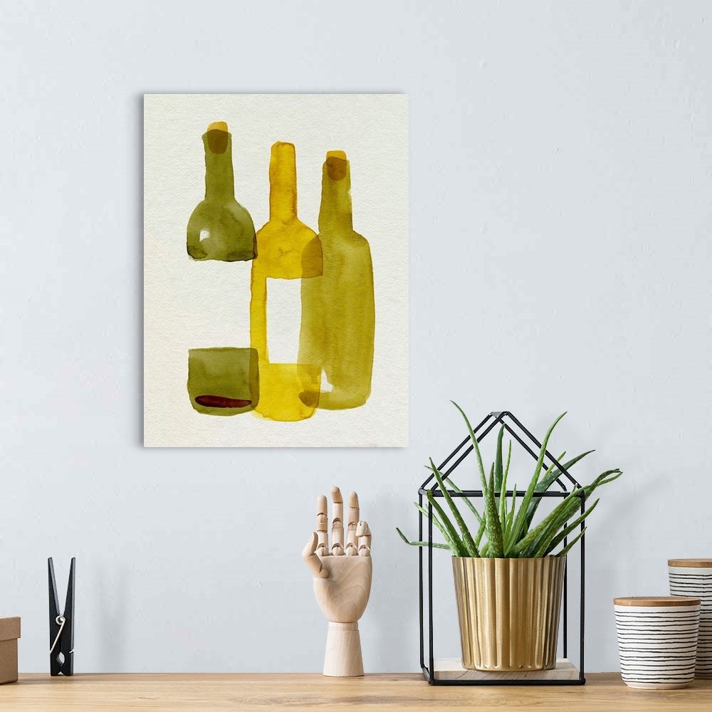 A bohemian room featuring Bottle Collector I