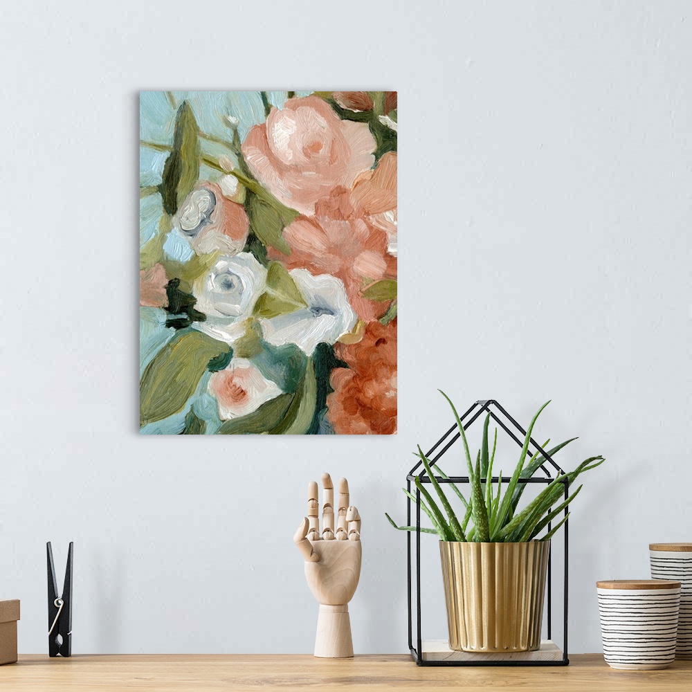 A bohemian room featuring Bouquet Scatter II