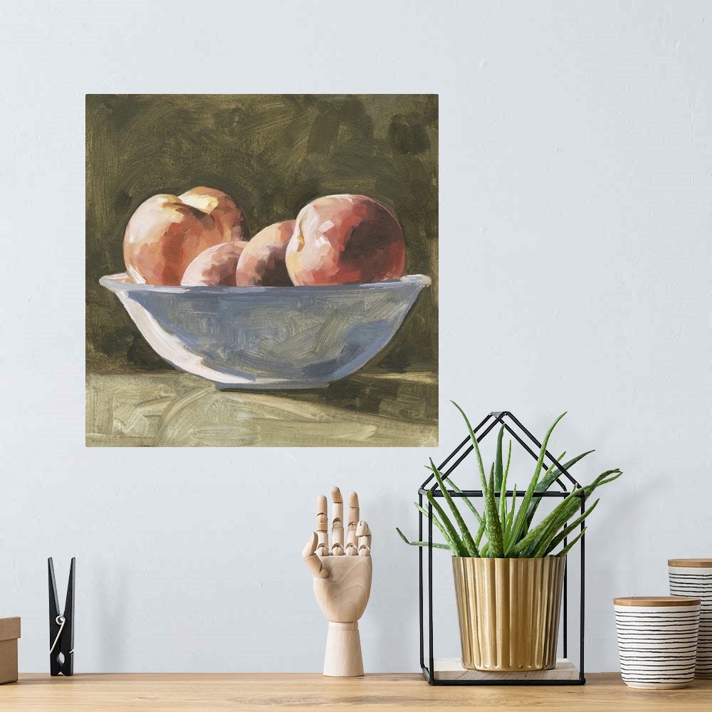 A bohemian room featuring Bowl Of Peaches I