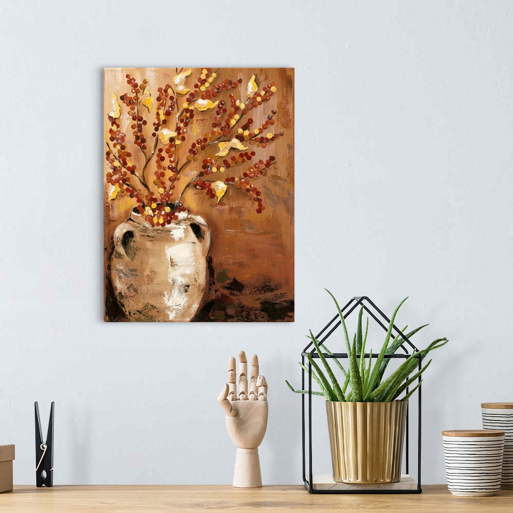A bohemian room featuring Branches in Vase I
