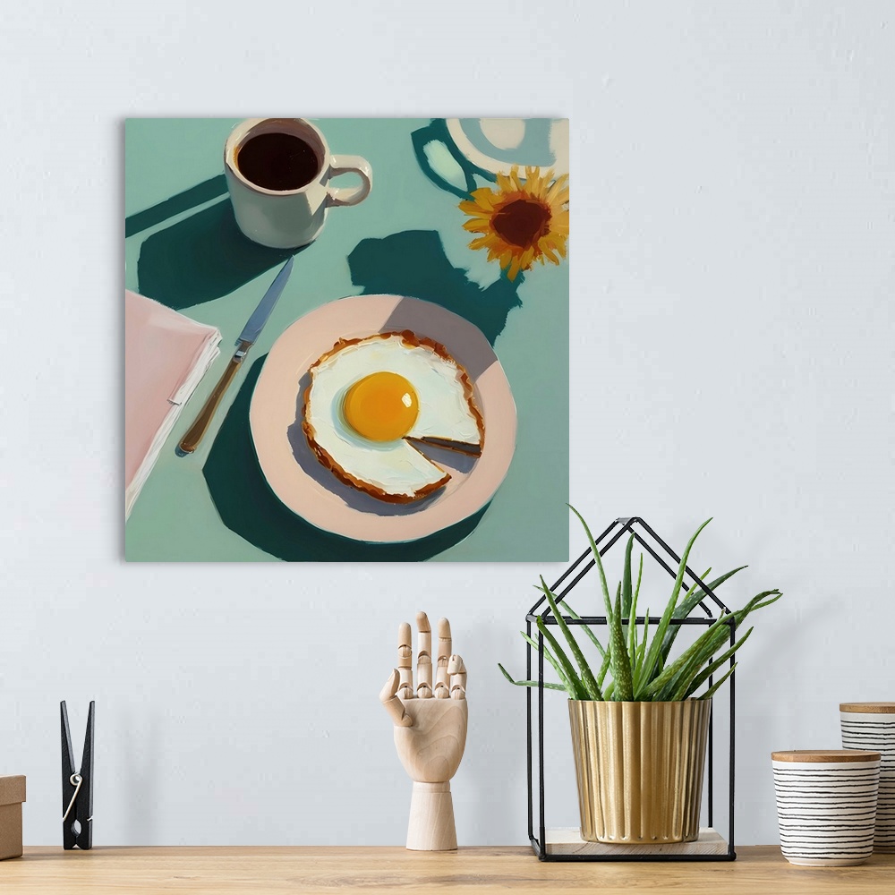 A bohemian room featuring Breakfast With You