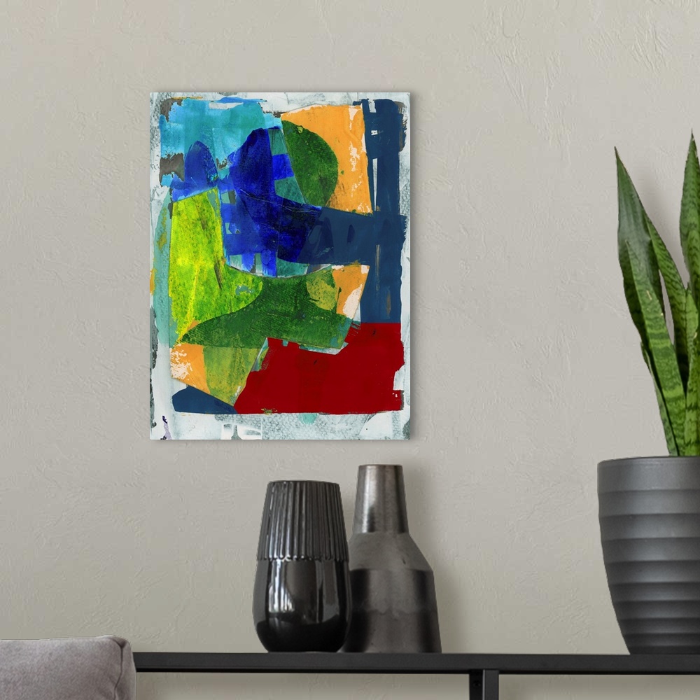 A modern room featuring Brights Strokes II
