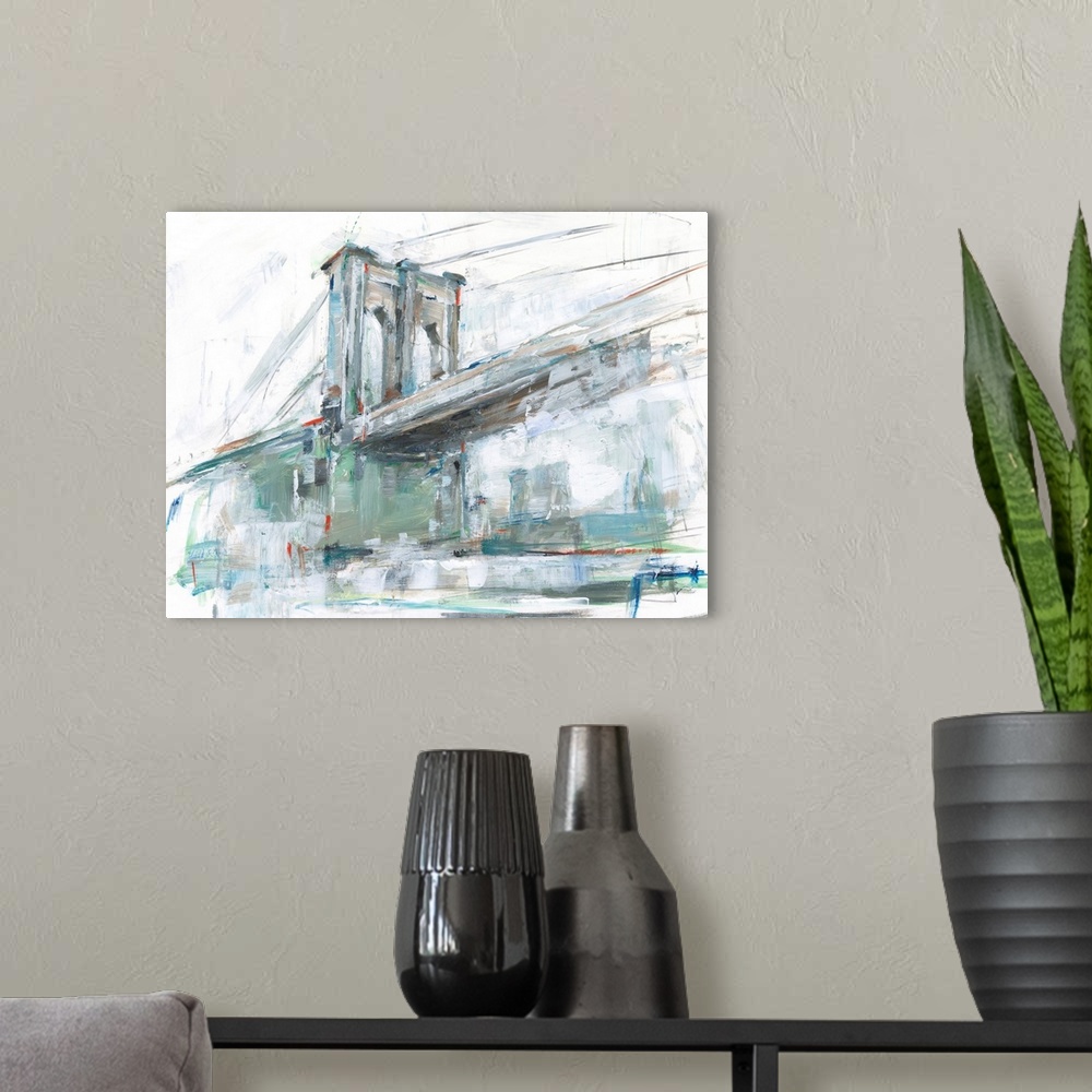 A modern room featuring Brilliant City Study III