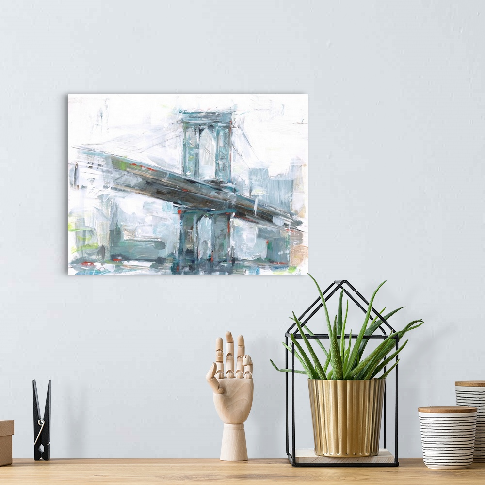 A bohemian room featuring Brilliant City Study IV